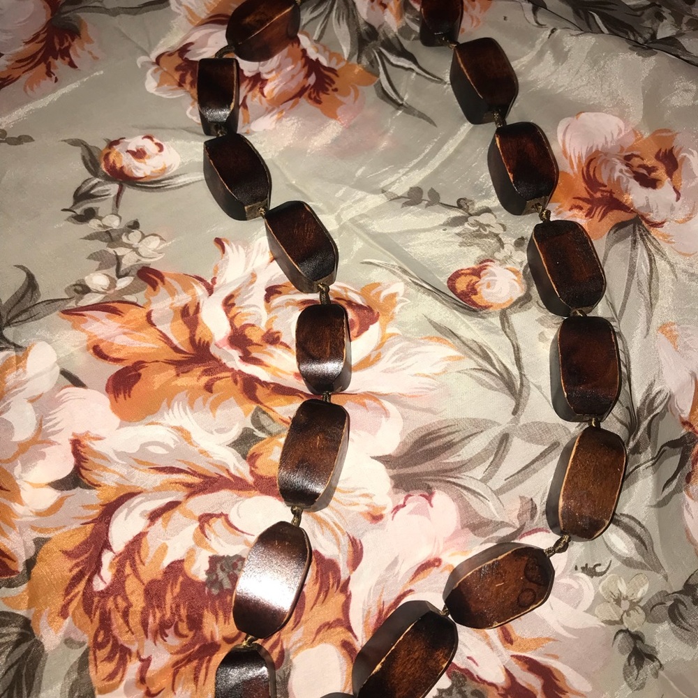 Wooden necklace